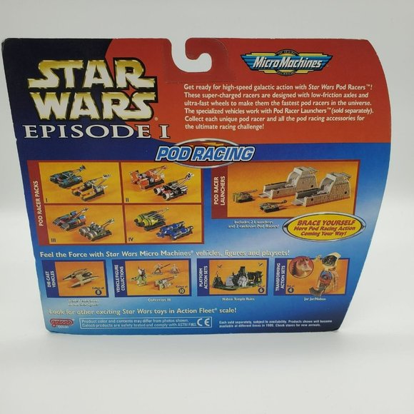 1998 Star Wars Episode I - Pod Racer Pack II Micro Machines (R) - Picture 3 of 5
